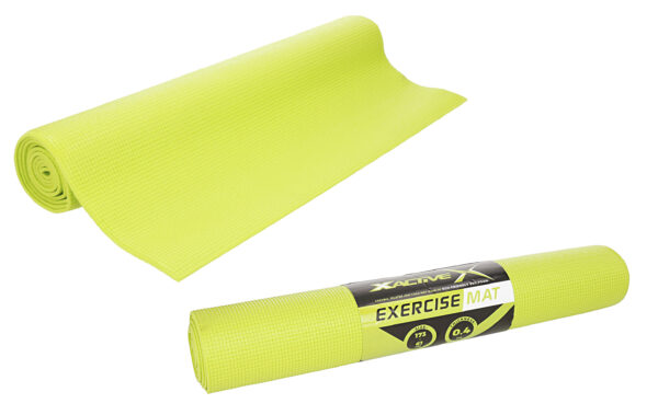 Yoga and exercise sport mat X-Active, light green